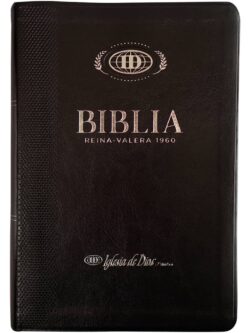 Biblia Tamaño Manual ID7 Negra