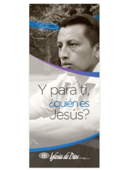 Folleto "Y para ti, ¿quién es Jesús?"