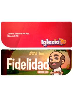 Separador "Héroes de la fe"